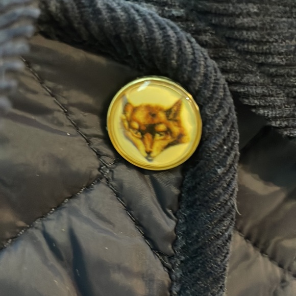 Joules quilted navy blue coat US size 8 - Picture 10 of 12